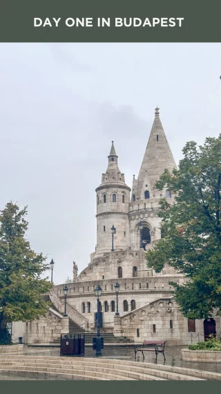 - Day 1 Budapest -

Save this post for your next visit to Budapest 

I started my morning at Gellert Thermal Baths ( see more in previous post) , enjoying the warmth of the natural spring hot pools and their therapeutic qualities 

Next I headed to New York Cafe for brunch . Famous for being the most beautiful cafe in the world. 

After brunch I headed up to Fisherman’s Bastion to take in the panoramic views of Budapest and step inside the most beautiful Gothic Church, Matthias Church. 

Finally to save my legs I took the funicular back down to the Széchenyi Chain Bridge and the metro back to my Airbnb 

📍 Gellert Baths Budapest, Kelenhegyi út 4, 1118 Hungary

📍 New York Cafe Budapest, Erzsébet krt. 9-11, 1073 Hungary

📍 Castle District Budapest 

📍 Funicular from Castle Hill

Day one in Budapest | Solo travels in Budapest 

#budapestweekend #budapesthungary #budapestgram #visitbudapest #visithungary #newyorkcafebudapest #castledistrictbudapest #travelover50 #over50travel #midlifetravel #midlifejourney #solotraveling #fishermansbastion #budapestthermalbaths #thingstodoinbudapest #budapestitinerary