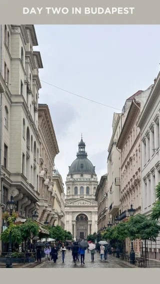 - Day 2 in Budapest -

Save this post for your next visit to Budapest 

I started the day with coffee and a croissant from Vaj , a local artisan bakery and cafe in Budapest. 

First stop was to visit St Stephen’s Basillica and this did not disappoint. I bought my ticket on the day from the ticket office and paid for an all in one ticket which gave me access to the church, panoramic views and the treasury. Cost £12.50 aprox

I then got the number 2 tram to the Hungarian Parliament. This building is enormous and the 3rd largest Parliament in the world. It was built in 1904, and boasts architecture from the Gothic Revival, Baroque and Renaissance eras. 

Back on the scenic number 2 tram to visit the Central Market Hall. Designed by renowned architect Samu Pecz, the market was intended to provide a central location for local farmers and vendors to sell their goods. 
Today it is a place to purchase Hungarian souvenirs (overpriced I might add) try local food and buy Hungarian delicacies. 

Finally I headed to the Liberty bridge just outside Central Market Hall and walked over the bridge to Buda side for some tram watching. Can’t get enough of photographing the iconic yellow tram 🚃 

My Budapest Diary | Budapest Itinery | Solo travel in Budapest 

#travelover50 #over50travel #midlifetravel #solotraveling #lovetotraveltheworld #budapesttravel #visitbudapest #budapestgram #budapesthungary #budapestdiaries #beautifuldestinationsaroundworld #citybreaks #ststephensbasilica #budapestitinerary #visithungary